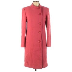 Talbots pink wool long coat 💓💓